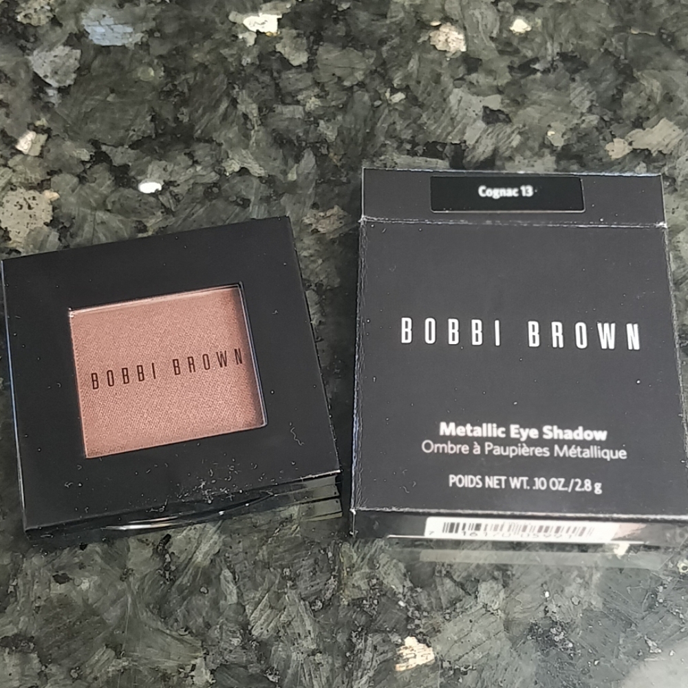 Bobbi Brown metallic eyeshadow, cognac #13